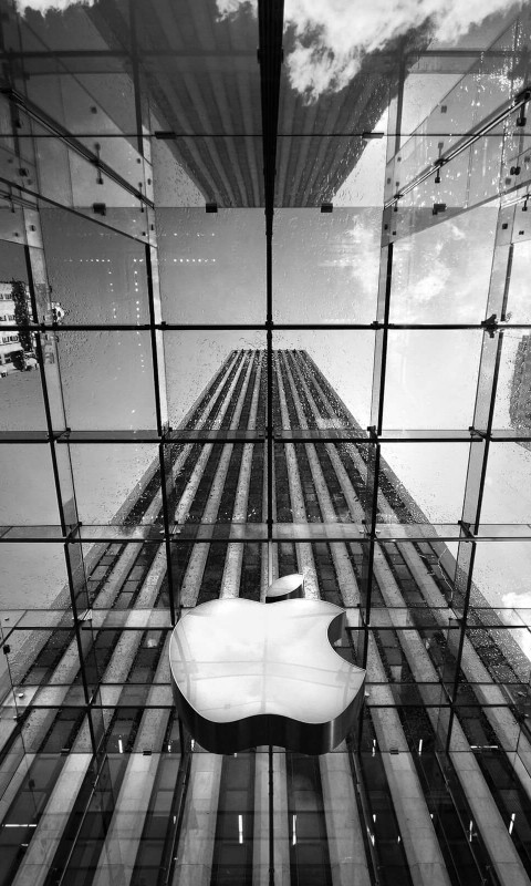 Apple Store, Fifth Avenue, New York City Wallpaper for SAMSUNG Galaxy S3 Mini