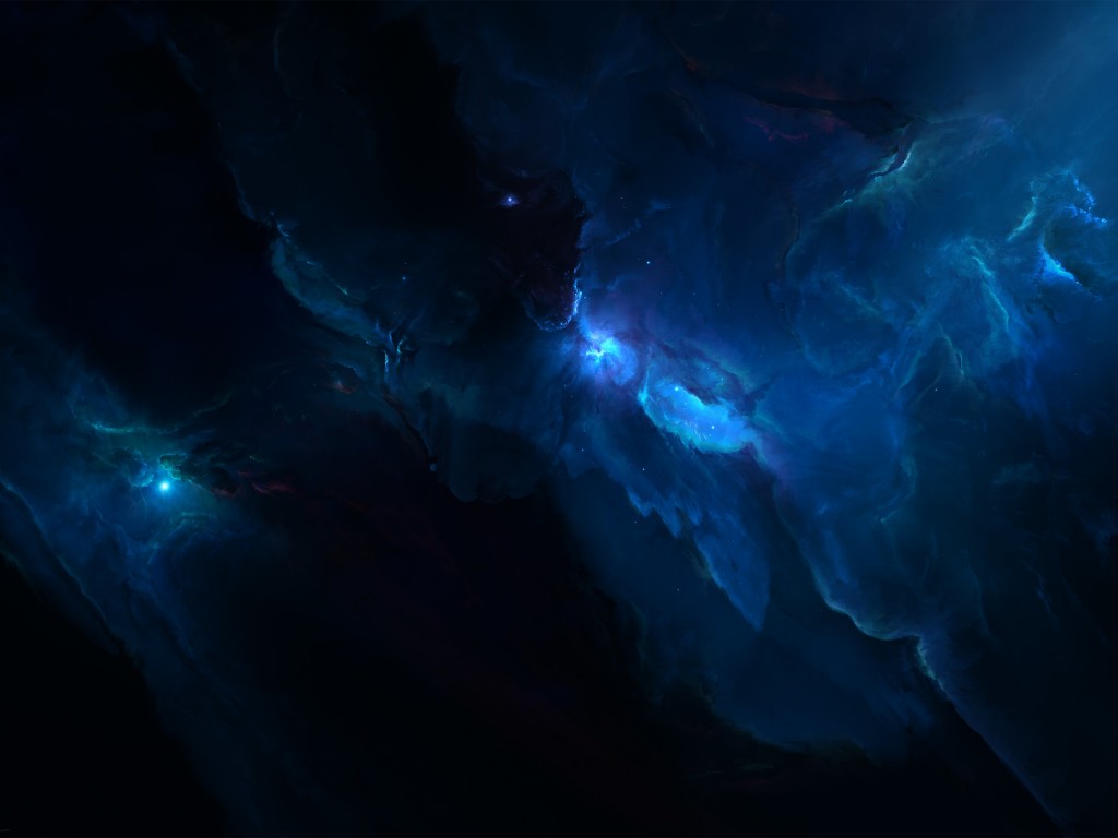 Atlantis Labyrinth Nebula Wallpaper for Desktop 1024x768