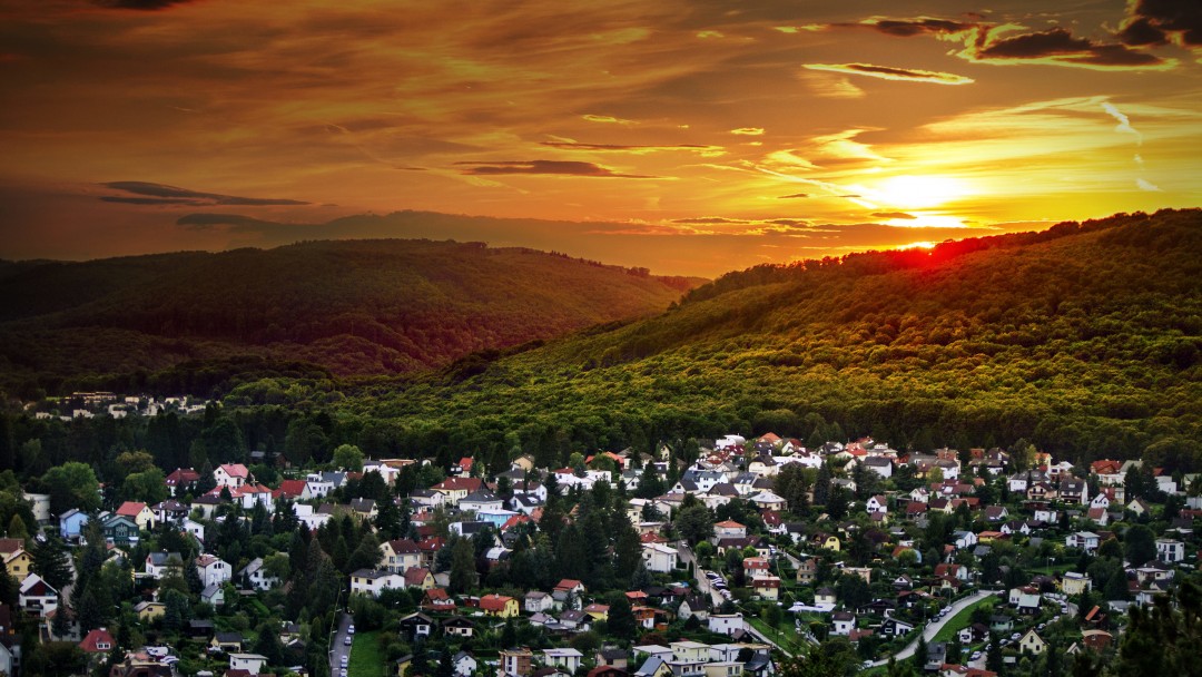 Austrian Sunset Wallpaper for Social Media Google Plus Cover