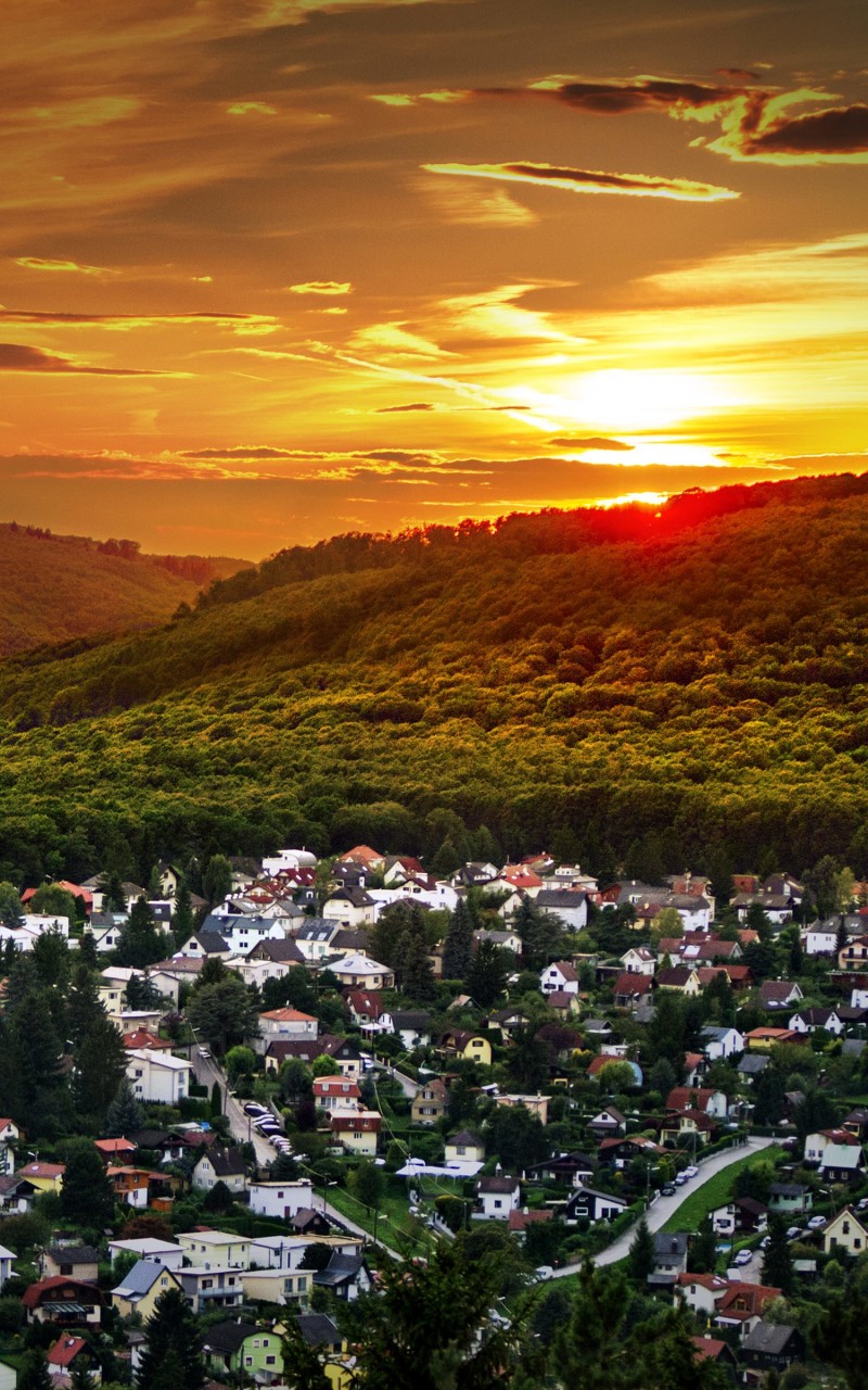 Austrian Sunset Wallpaper for Amazon Kindle Fire HD