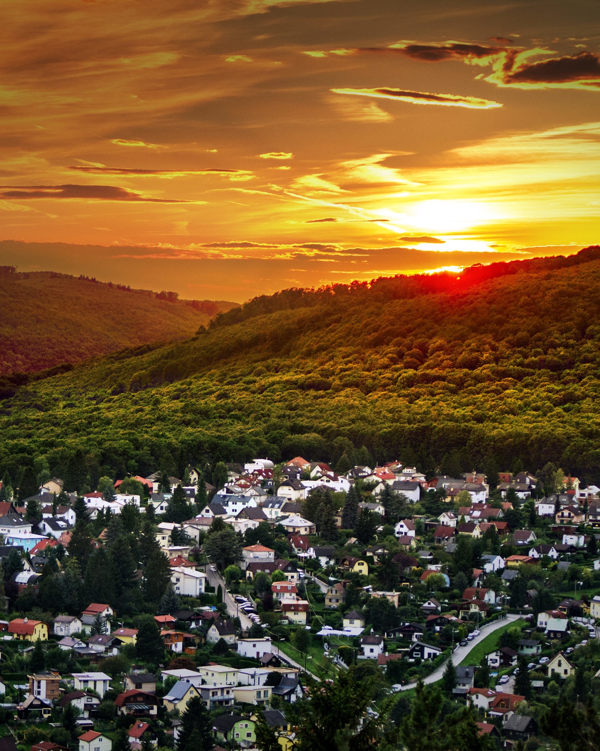 Austrian Sunset Wallpaper for Google Nexus 7