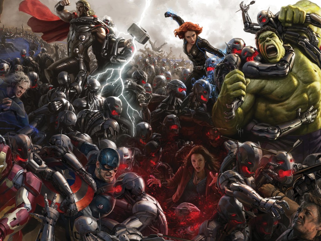 Avengers Age Of Ultron Concept Art Wallpaper for Desktop 1024x768