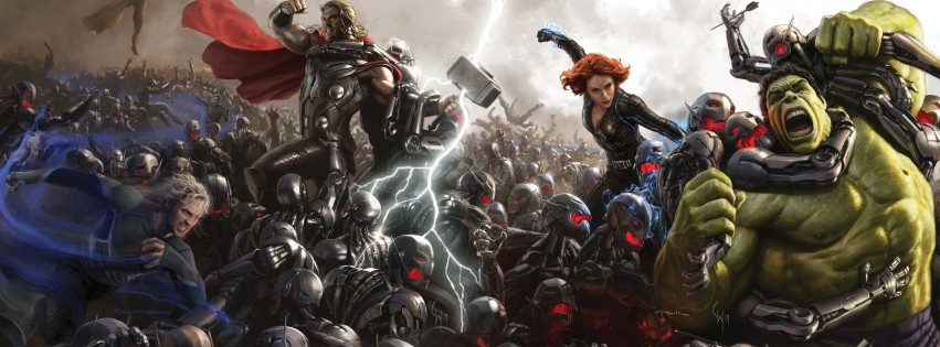 Avengers Age Of Ultron Concept Art Wallpaper for Social Media Facebook Cover