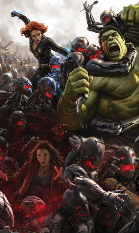 Avengers Age Of Ultron Concept Art Wallpaper for HTC Desire HD