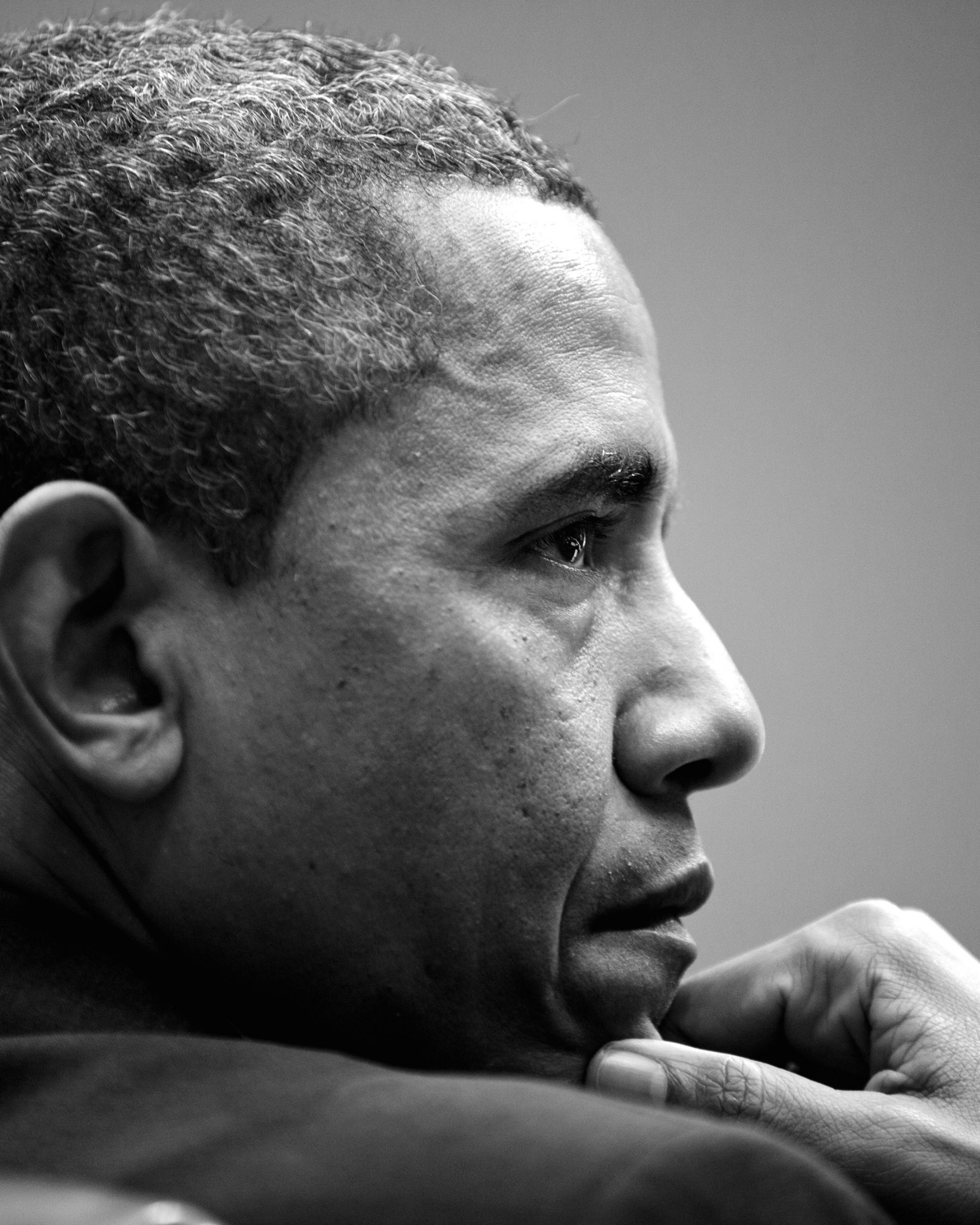 Barack Obama in Black & White Wallpaper for Google Nexus 7
