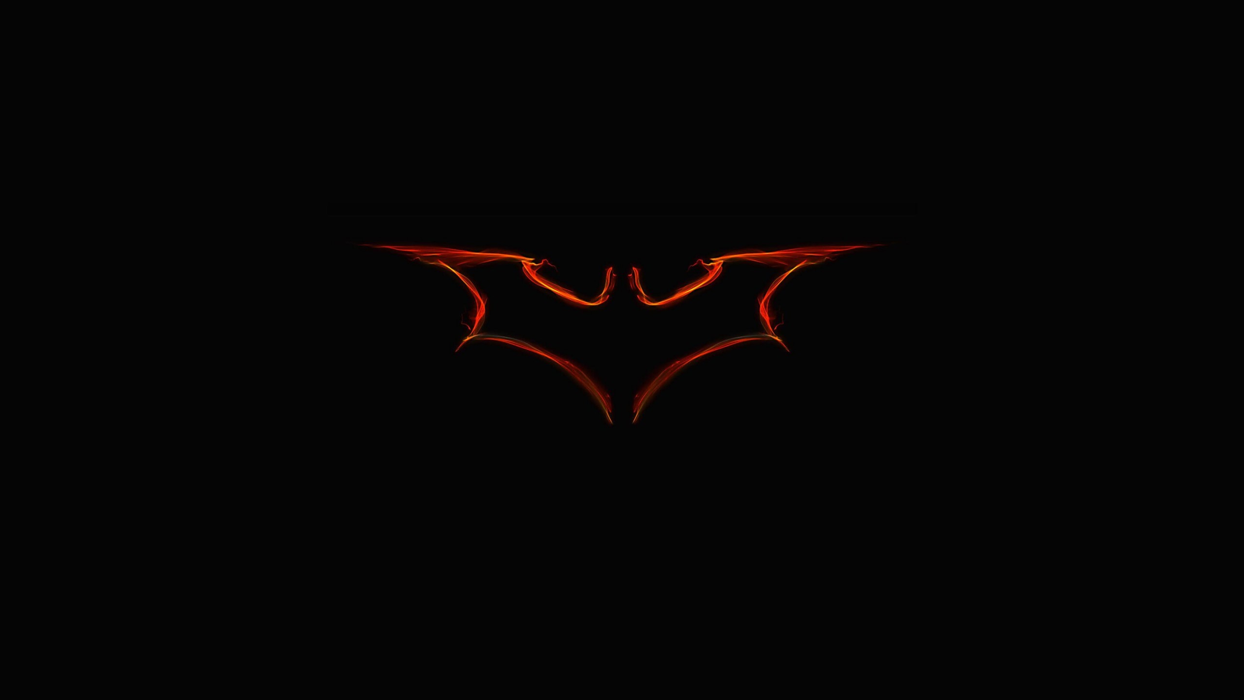 Batman Light Painting Logo Wallpaper for Social Media YouTube Channel Art