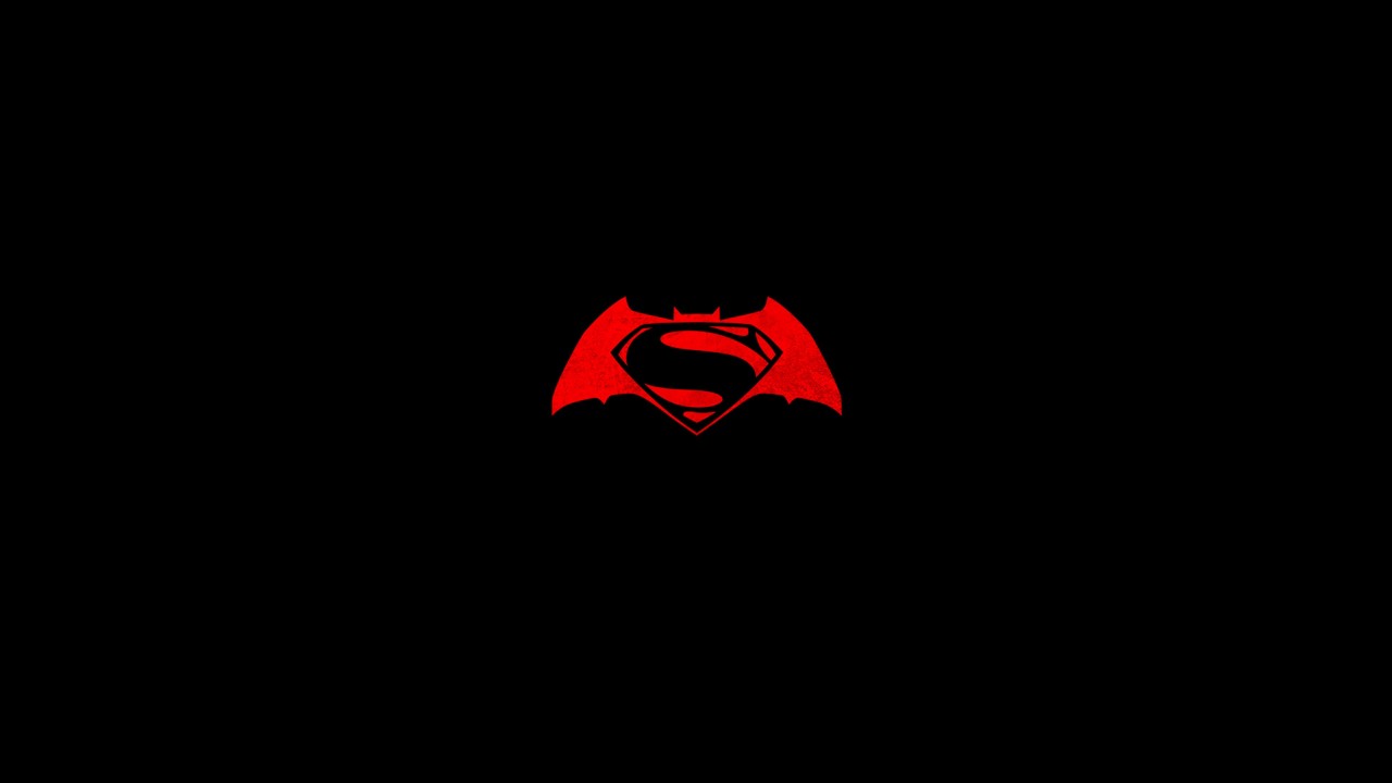 Batman v Superman logo Wallpaper for Desktop 1280x720