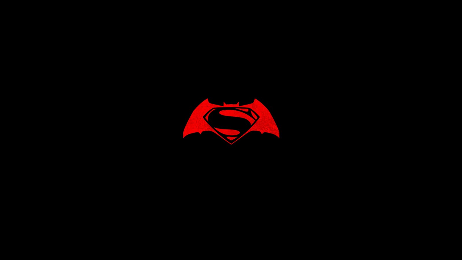 Batman v Superman logo Wallpaper for Desktop 1600x900