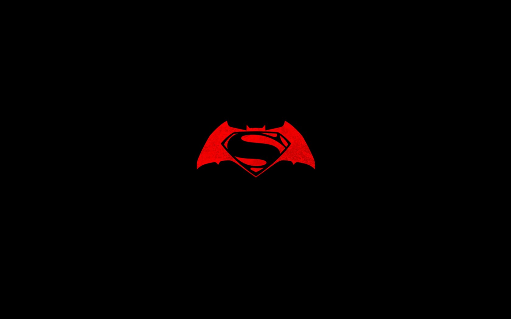 Batman v Superman logo Wallpaper for Desktop 1680x1050