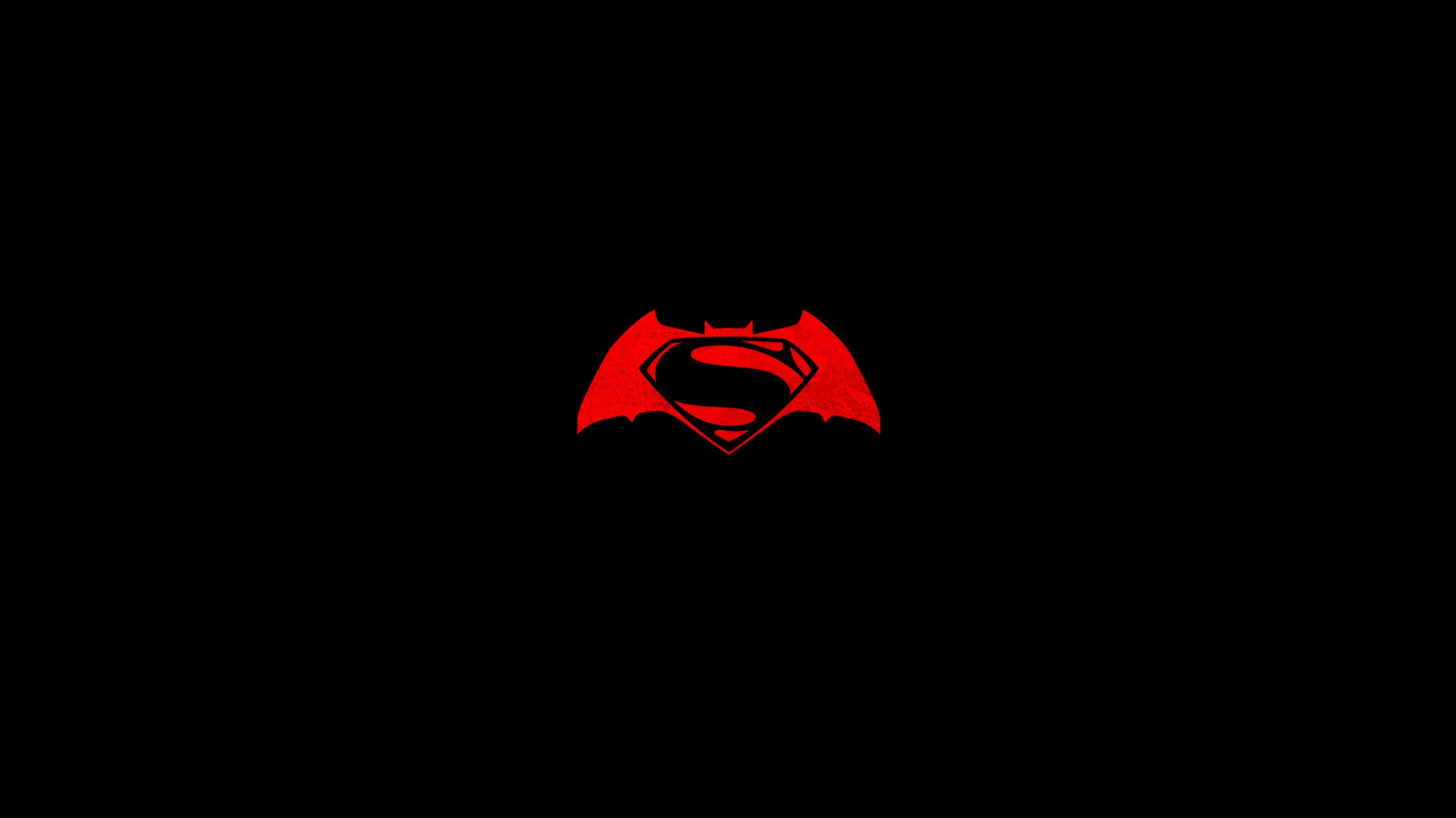 Batman v Superman logo Wallpaper for Desktop 2560x1440