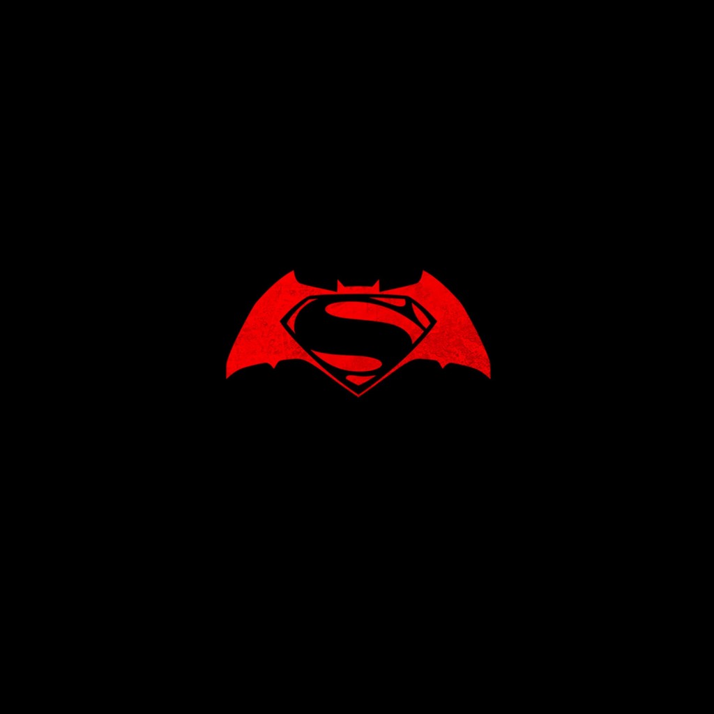 Batman v Superman logo Wallpaper for Apple iPad