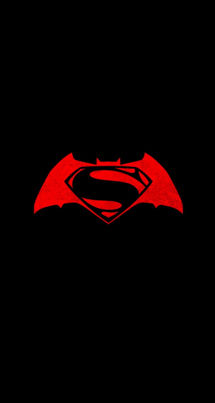 Batman v Superman logo Wallpaper for Apple iPhone 5 / 5s