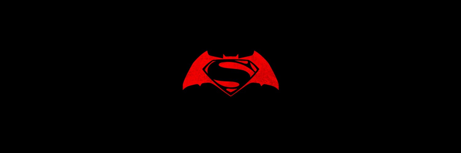 Batman v Superman logo Wallpaper for Social Media Twitter Header