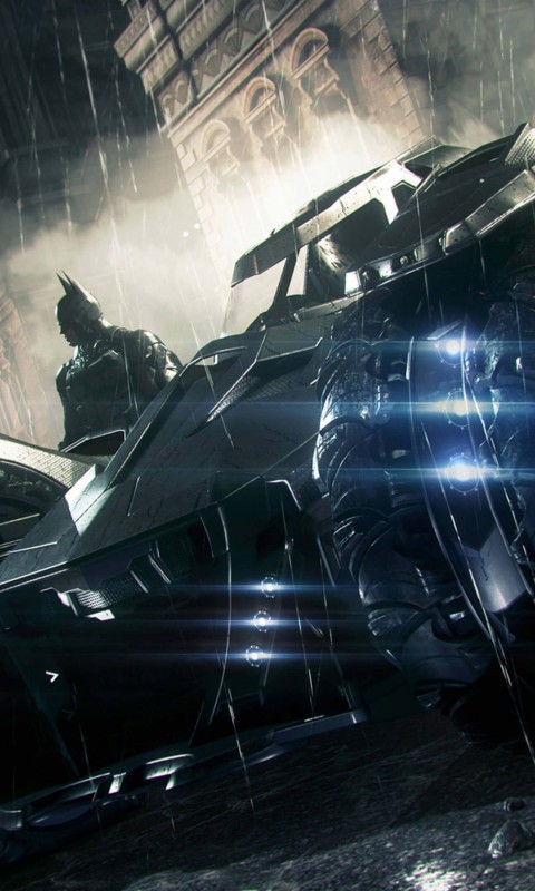 Batmobile - Batman Arkham Knight Wallpaper for SAMSUNG Galaxy S3 Mini