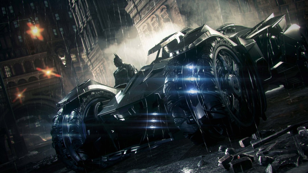 Batmobile - Batman Arkham Knight Wallpaper for Social Media Google Plus Cover