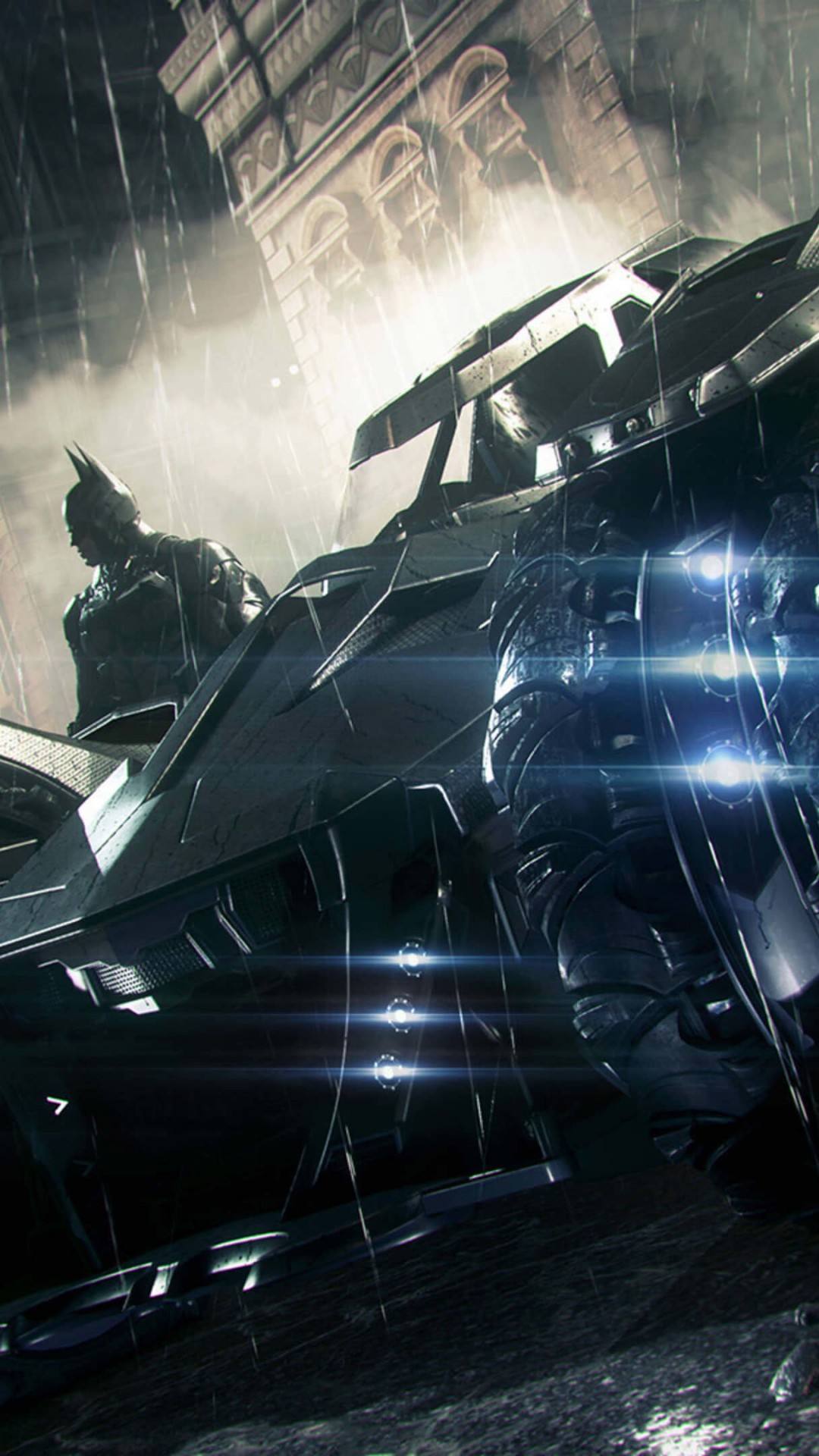 Batmobile - Batman Arkham Knight Wallpaper for LG G2