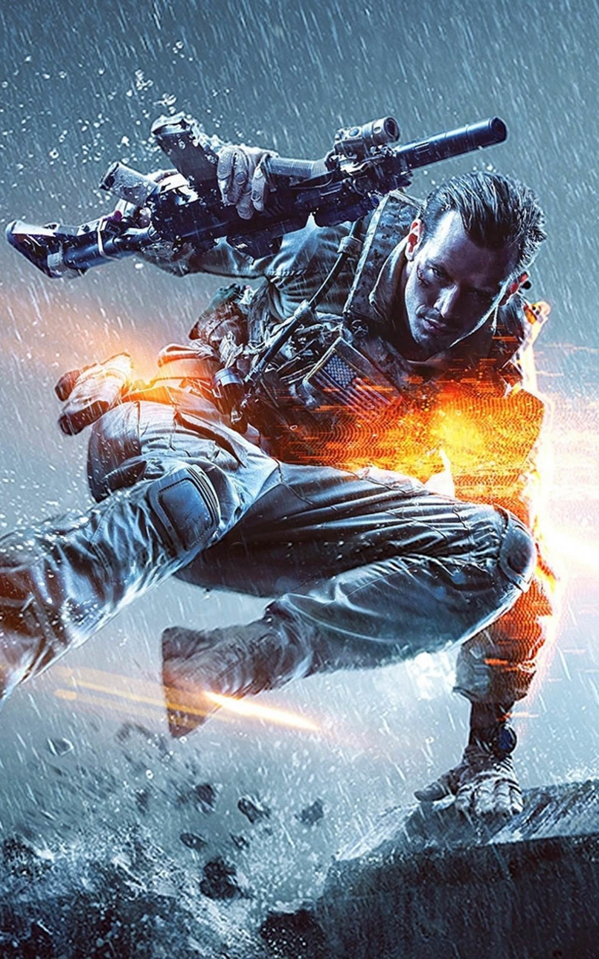 Battlefield Soldier Wallpaper for Amazon Kindle Fire HDX