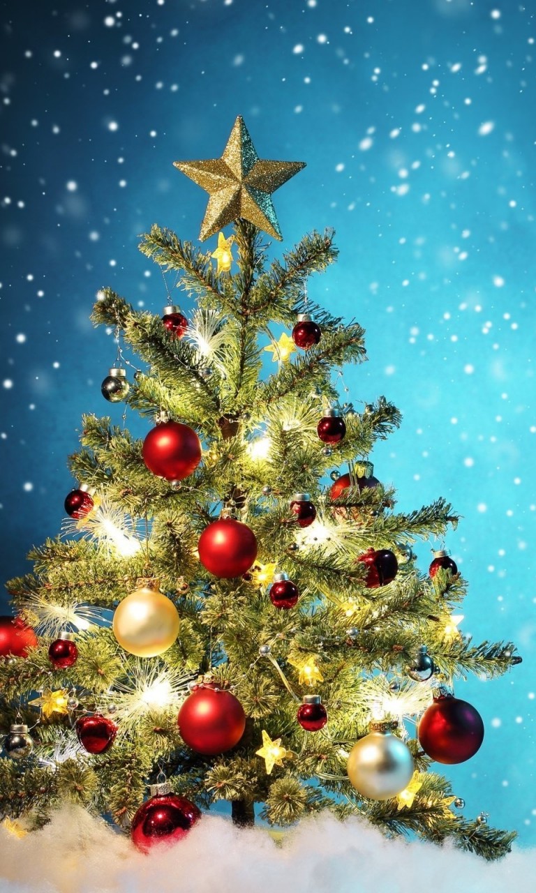 Beautiful Christmas Tree Wallpaper for Google Nexus 4