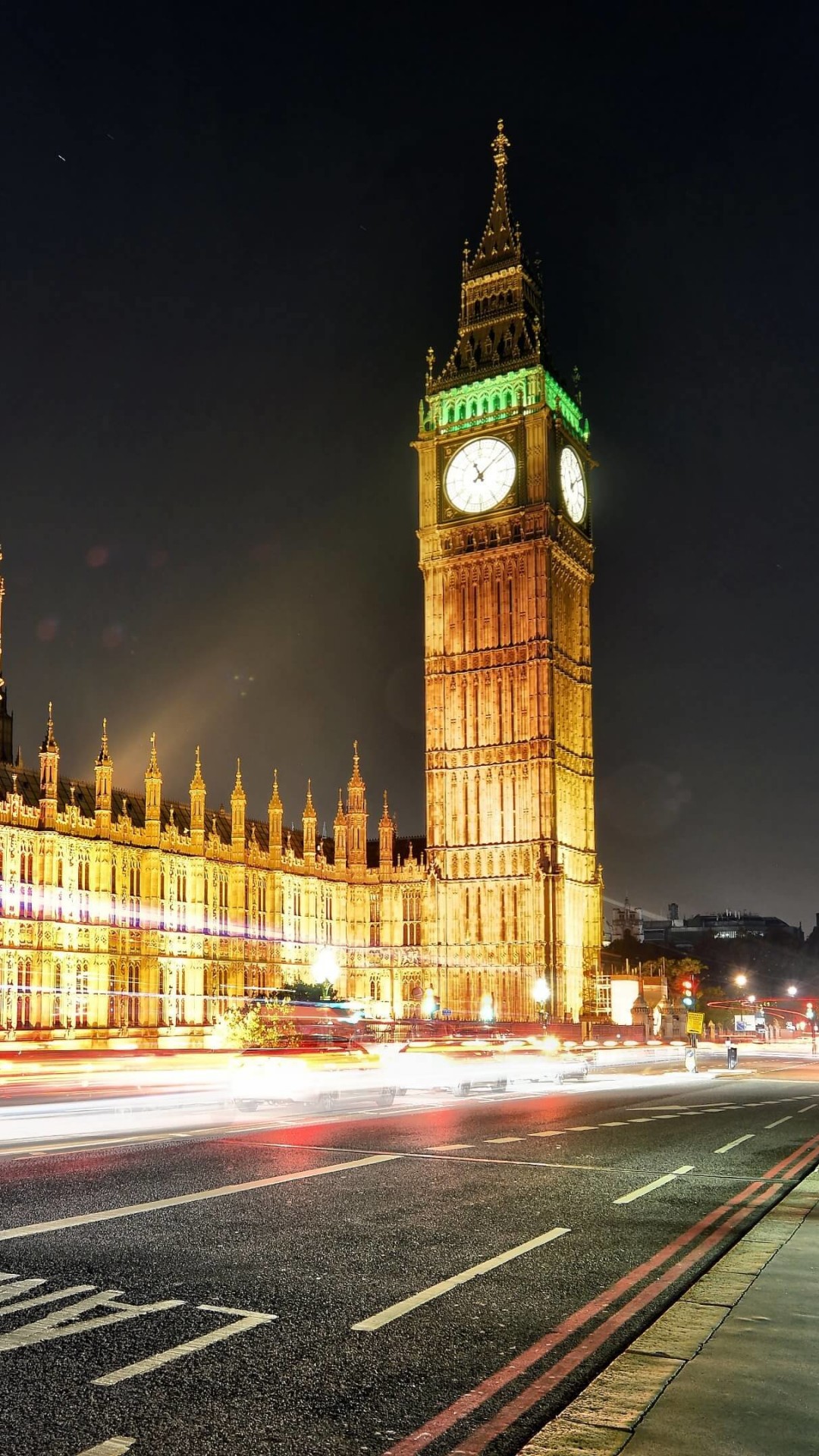Big Ben at Night Wallpaper for HTC One
