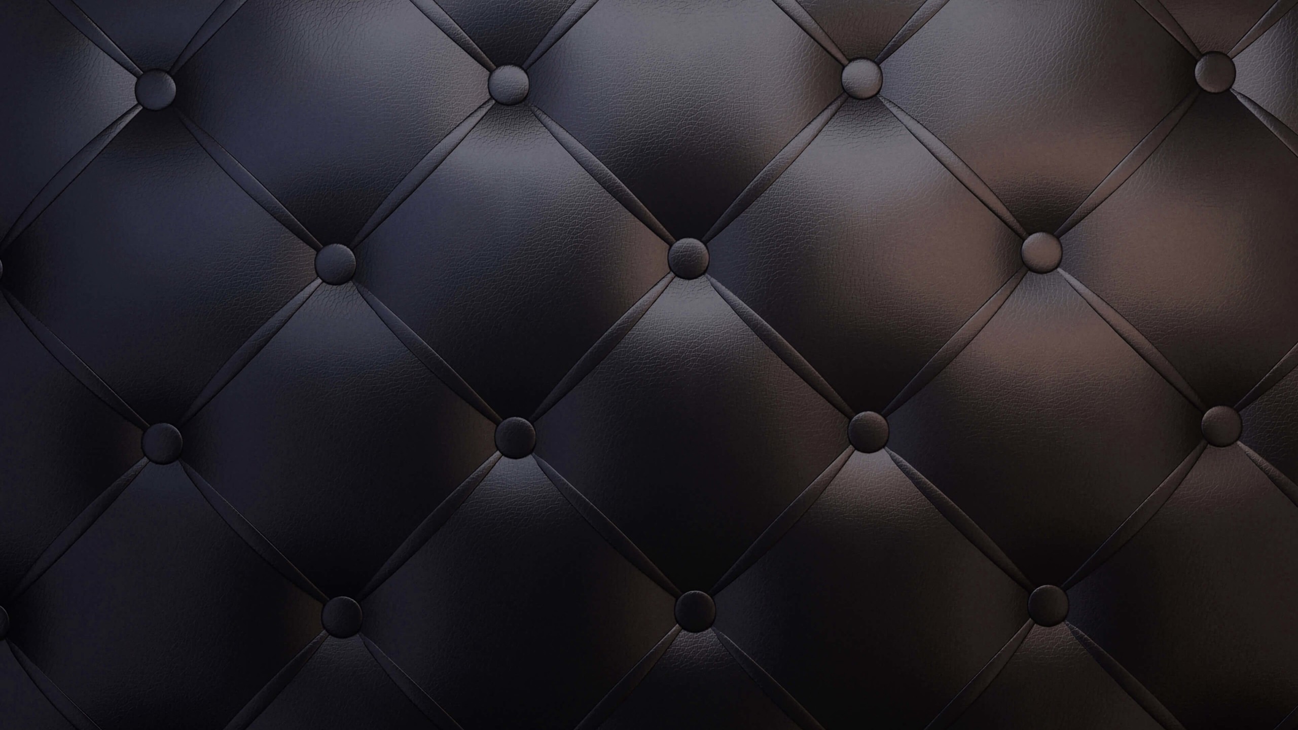 Black Leather Vintage Sofa Wallpaper for Desktop 2560x1440