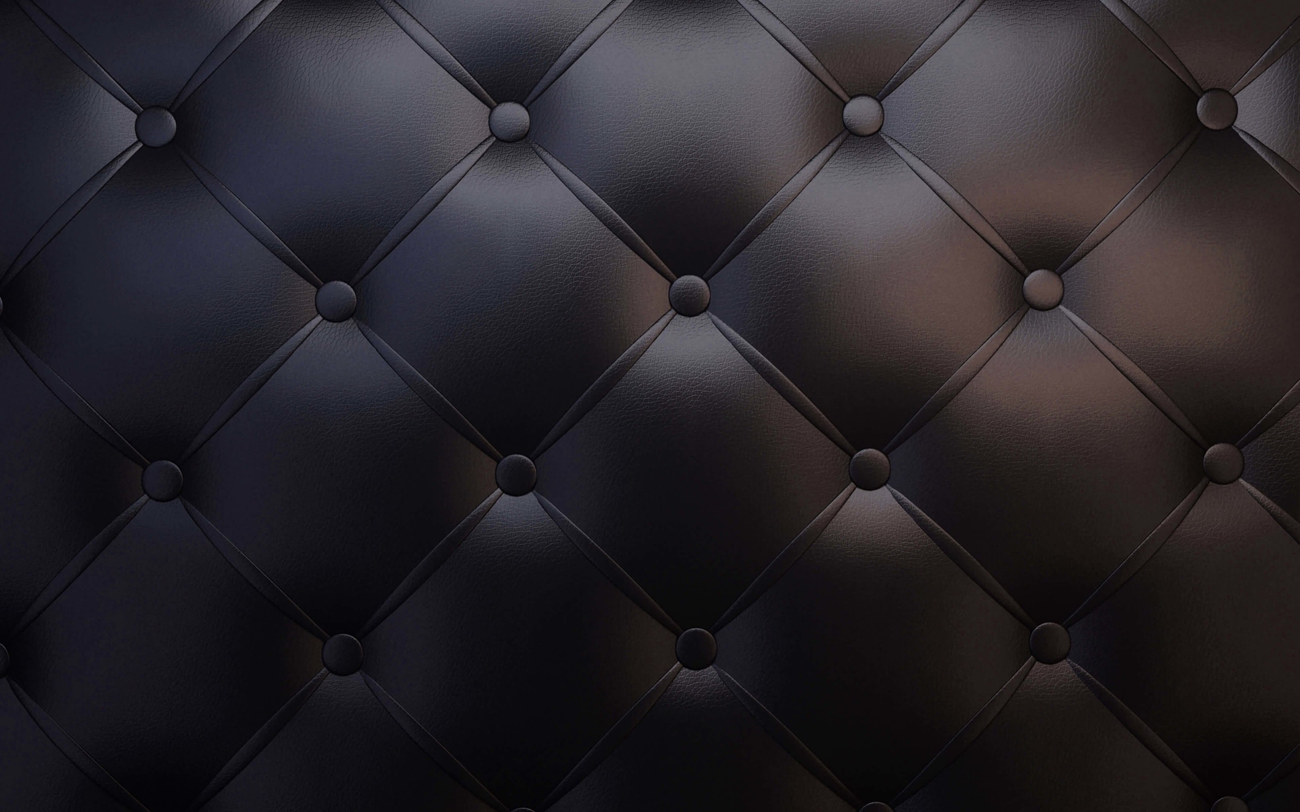 Black Leather Vintage Sofa Wallpaper for Desktop 2560x1600