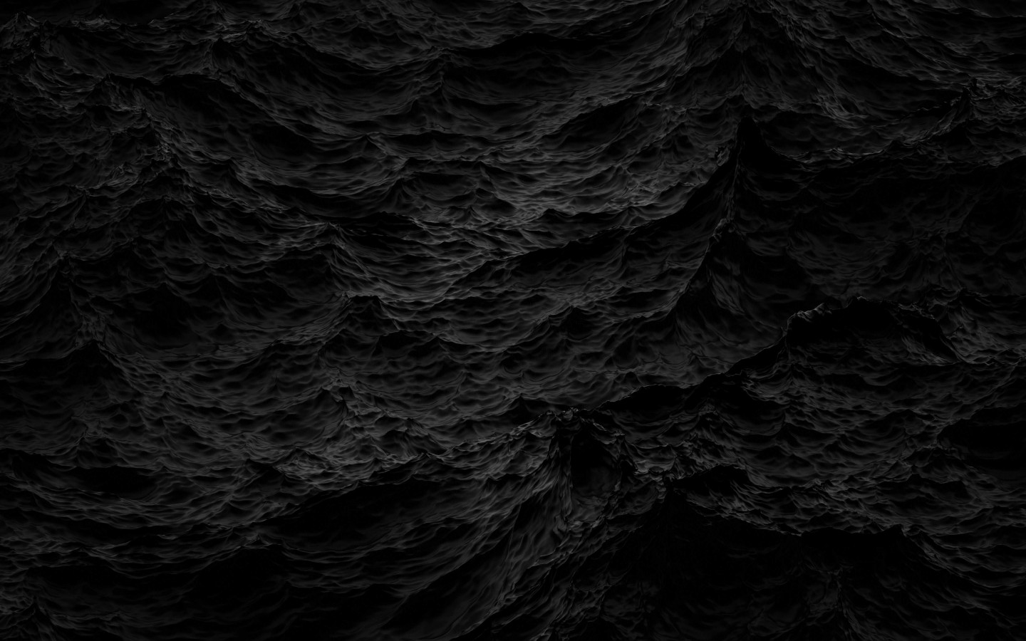 Black Waves Wallpaper for Desktop 1440x900