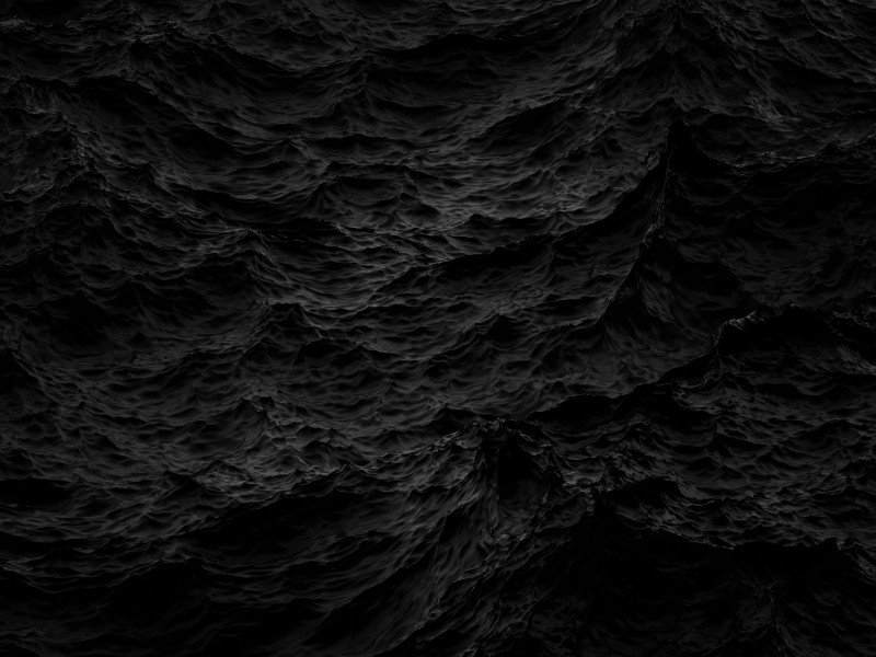 Black Waves Wallpaper for Desktop 800x600