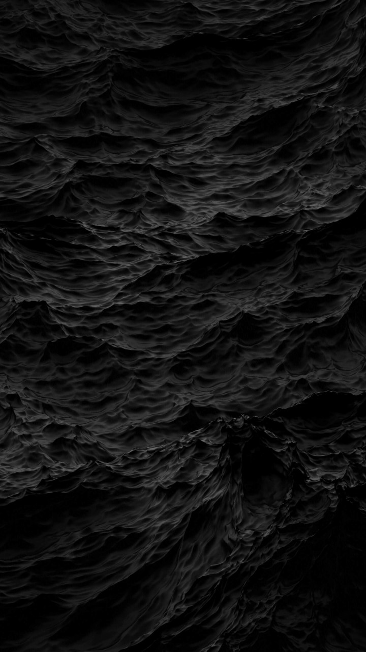 Black Waves Wallpaper for HTC One mini