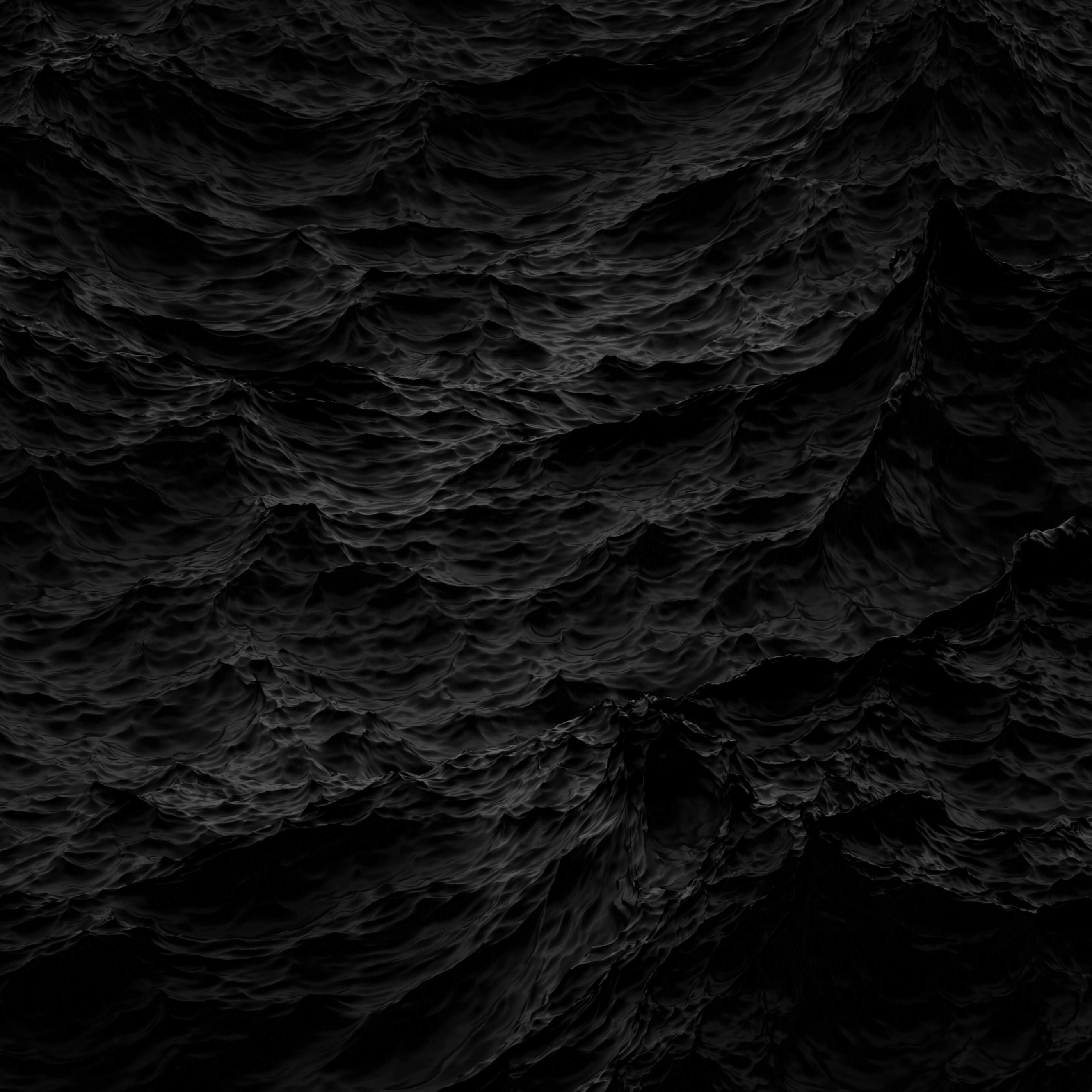 Black Waves Wallpaper for Apple iPhone 6 Plus