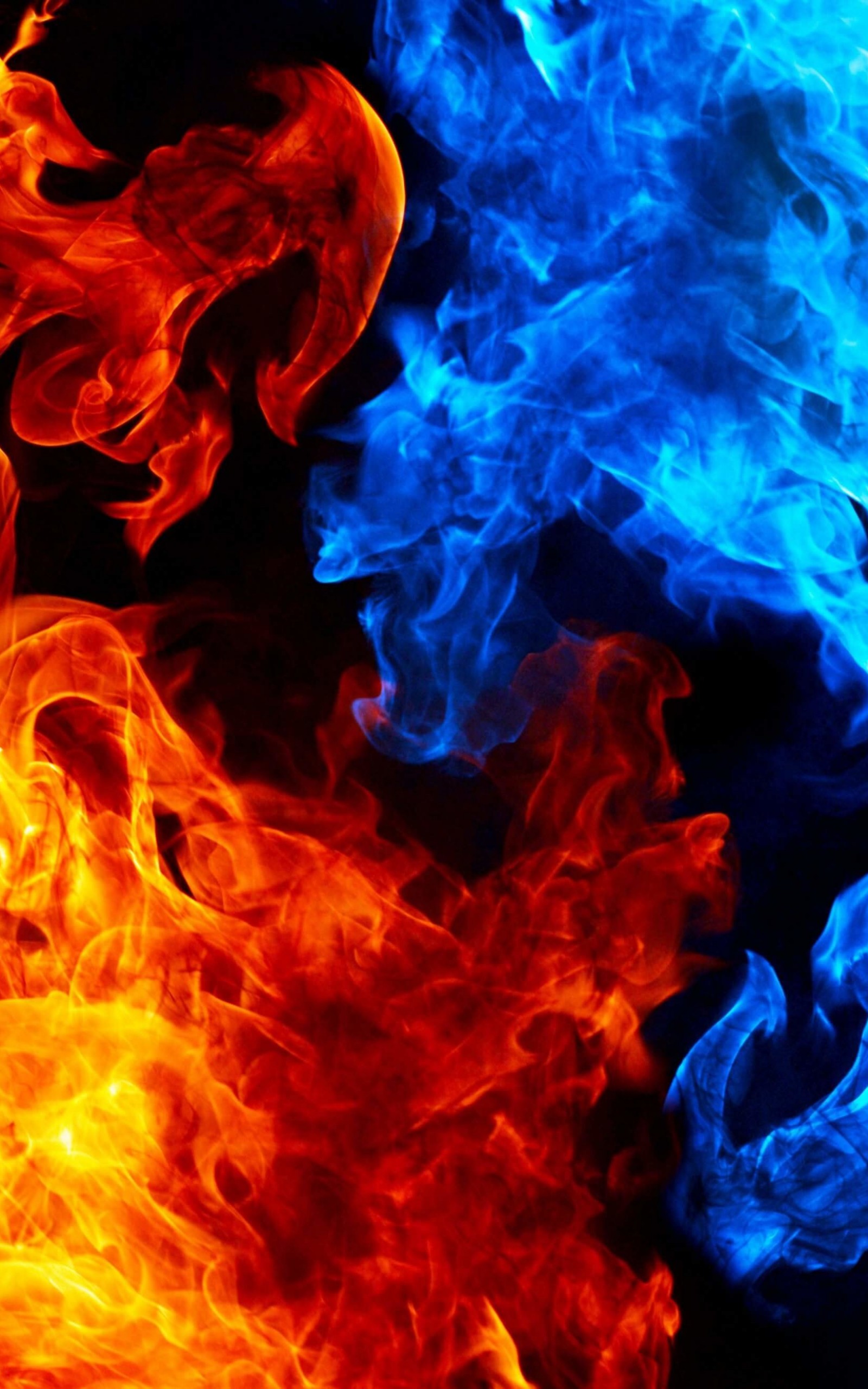 Blue And Red Fire Wallpaper for Amazon Kindle Fire HDX 8.9