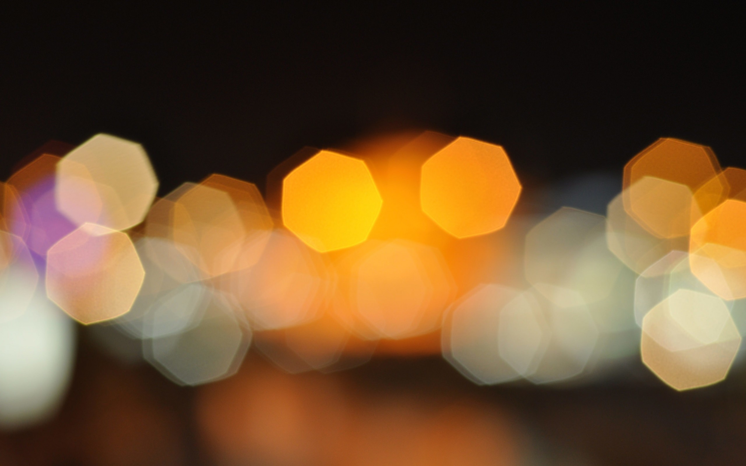 Blurred City Lights Wallpaper for Desktop 2560x1600