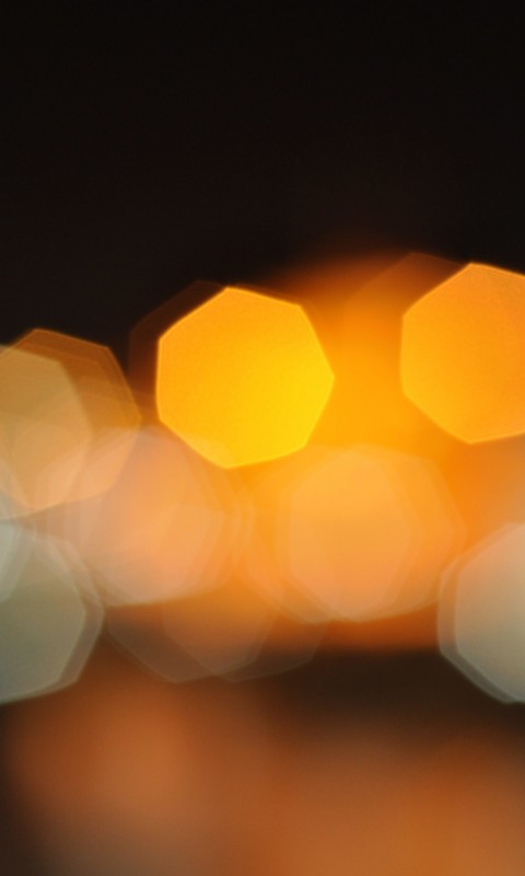 Blurred City Lights Wallpaper for SAMSUNG Galaxy S3 Mini