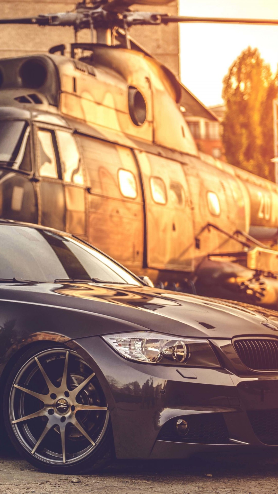 BMW E90 on Z-Performance Wheels Wallpaper for SAMSUNG Galaxy Note 3