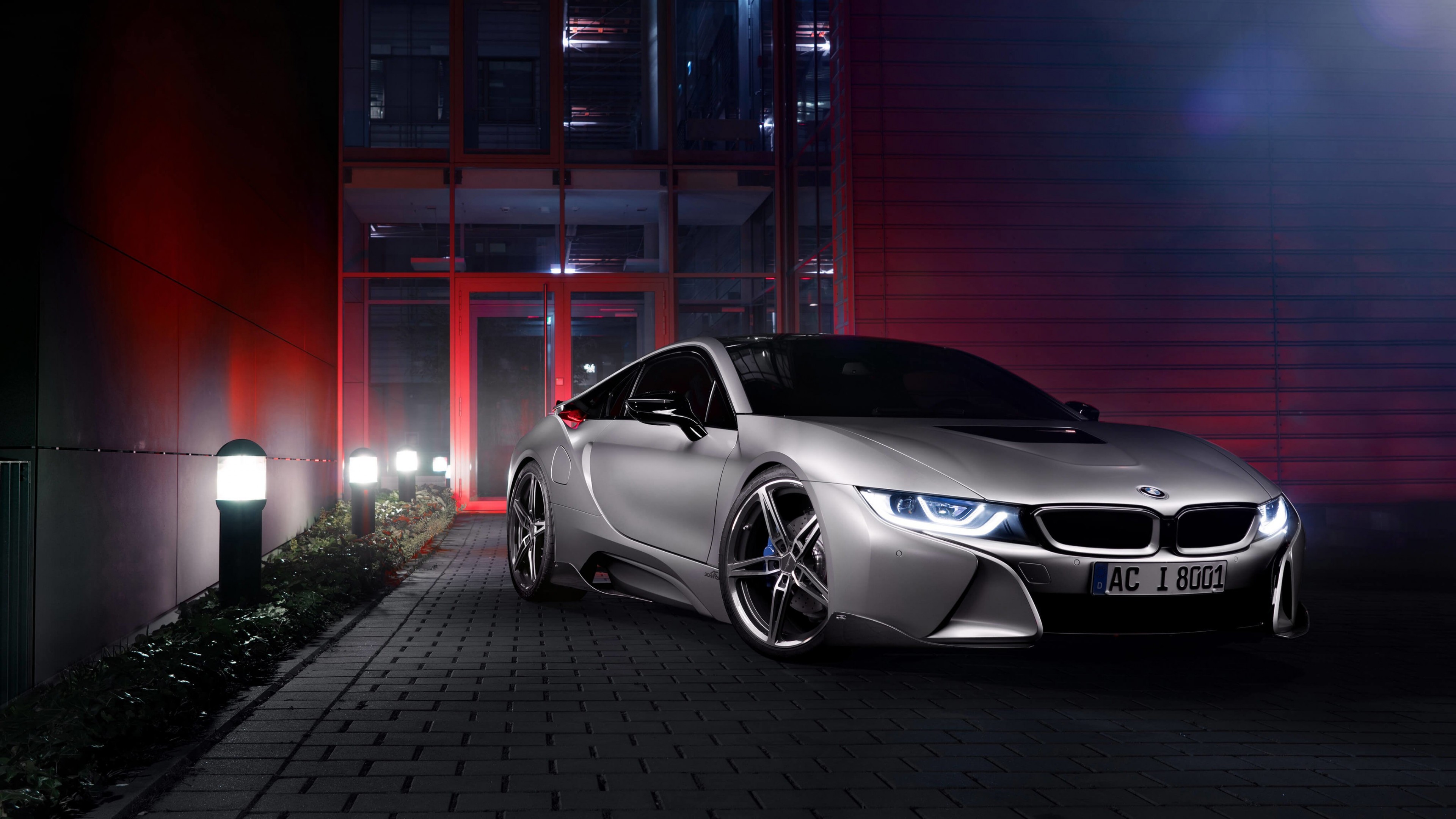 BMW i8 designed by AC Schnitzer Wallpaper for Desktop 4K 3840x2160