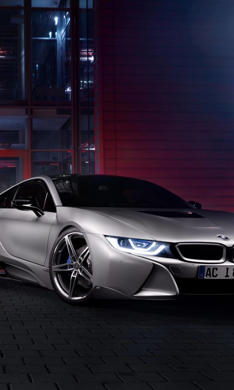 BMW i8 designed by AC Schnitzer Wallpaper for HTC Desire HD