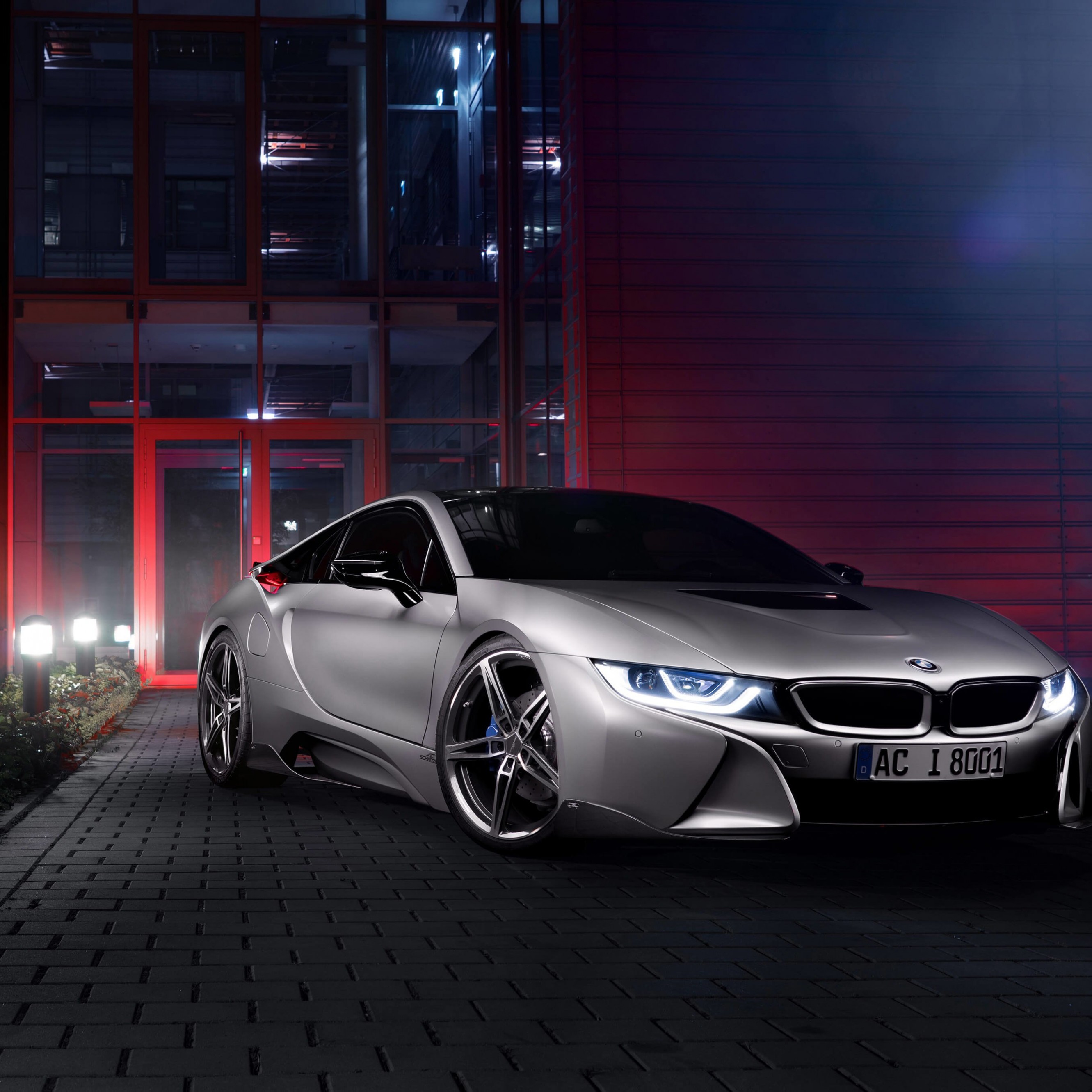 BMW i8 designed by AC Schnitzer Wallpaper for Apple iPhone 6 Plus