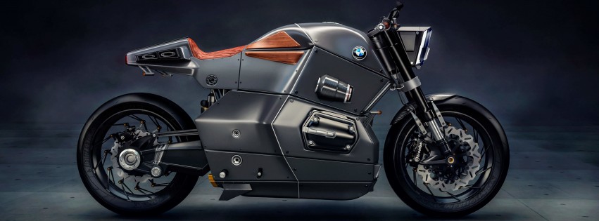BMW M Bike Concept Wallpaper for Social Media Facebook Cover