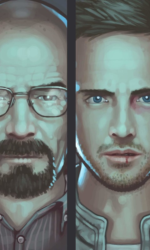 Breaking Bad Characters Wallpaper for SAMSUNG Galaxy S3 Mini