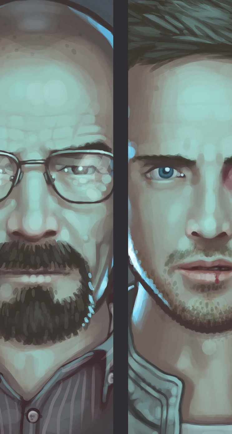 Breaking Bad Characters Wallpaper for Apple iPhone 5 / 5s
