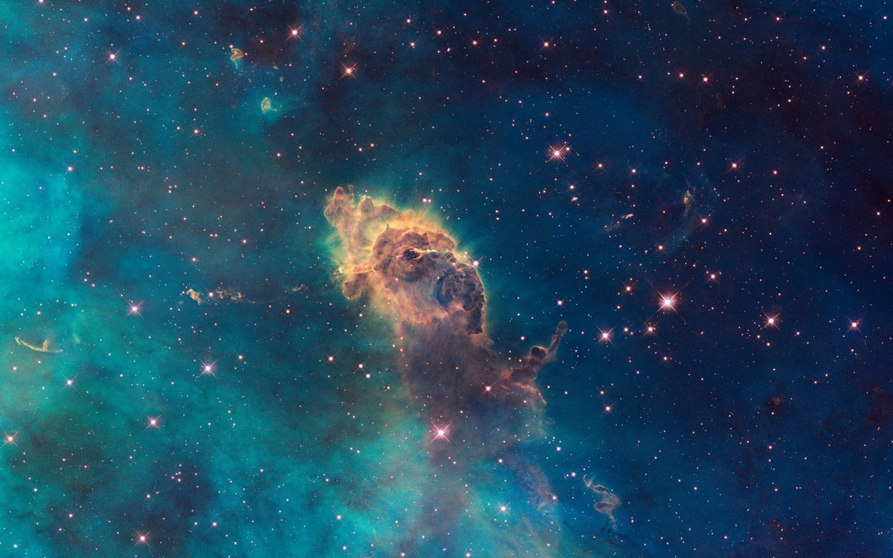 Carina Nebula Pillar Wallpaper for Desktop 1280x800