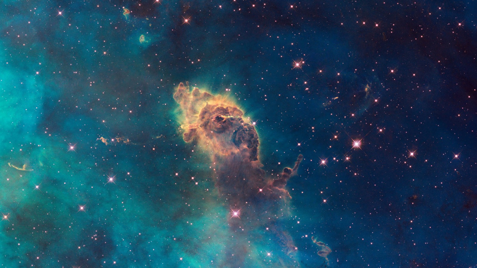 Carina Nebula Pillar Wallpaper for Desktop 1600x900