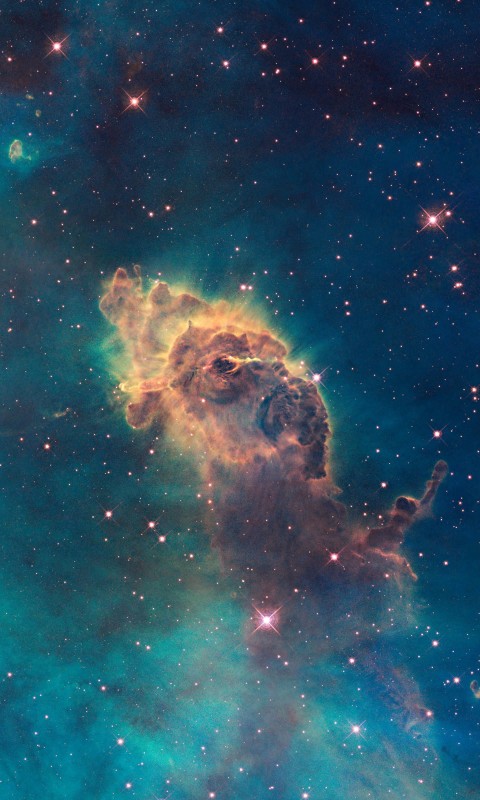 Carina Nebula Pillar Wallpaper for SAMSUNG Galaxy S3 Mini