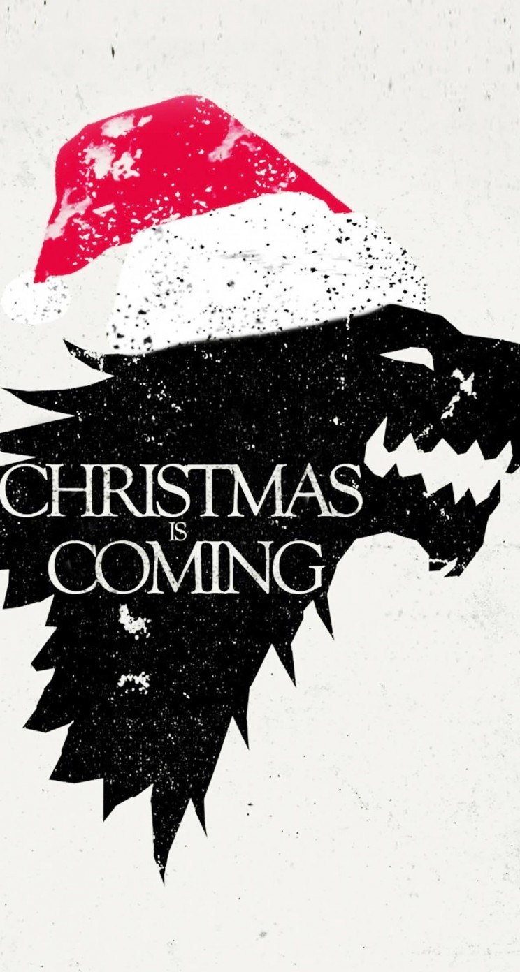 Christmas is Coming Wallpaper for Apple iPhone 5 / 5s