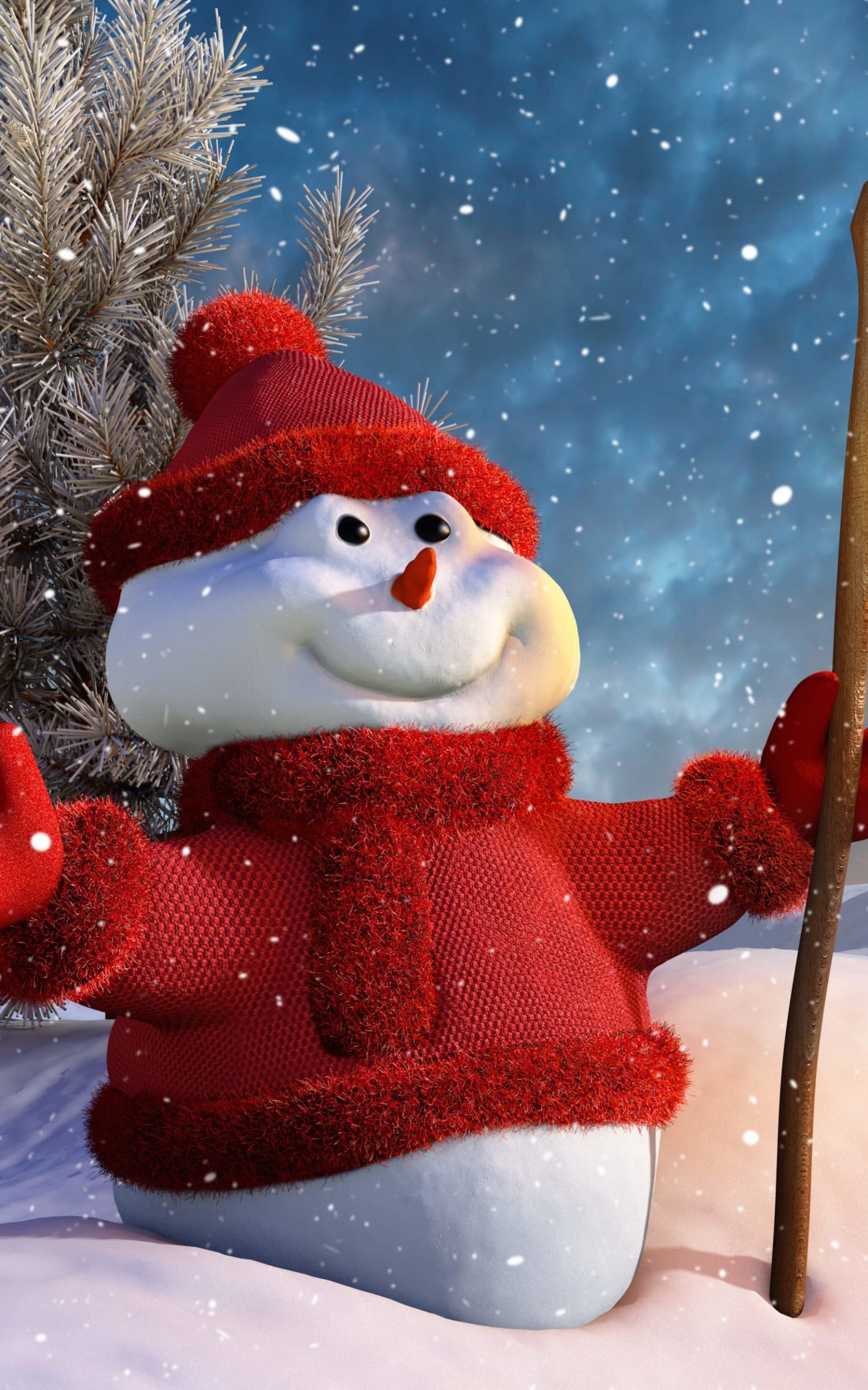 Christmas Snowman Wallpaper for Amazon Kindle Fire HDX 8.9