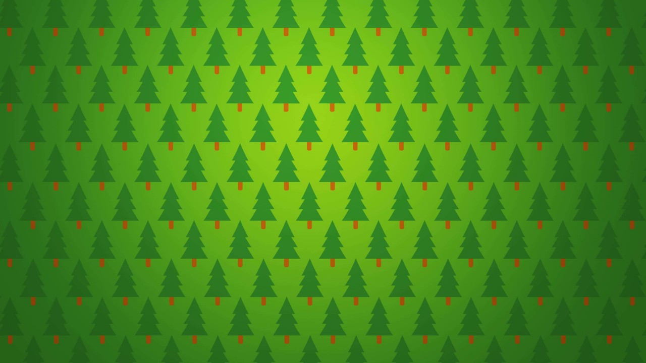 Christmas Tree Pattern Wallpaper for Desktop 1280x720