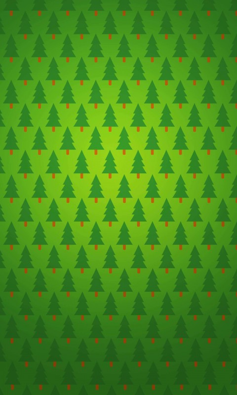 Christmas Tree Pattern Wallpaper for SAMSUNG Galaxy S3 Mini