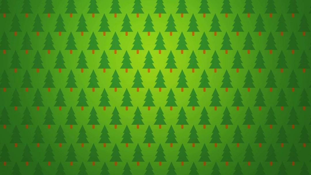 Christmas Tree Pattern Wallpaper for Social Media Google Plus Cover