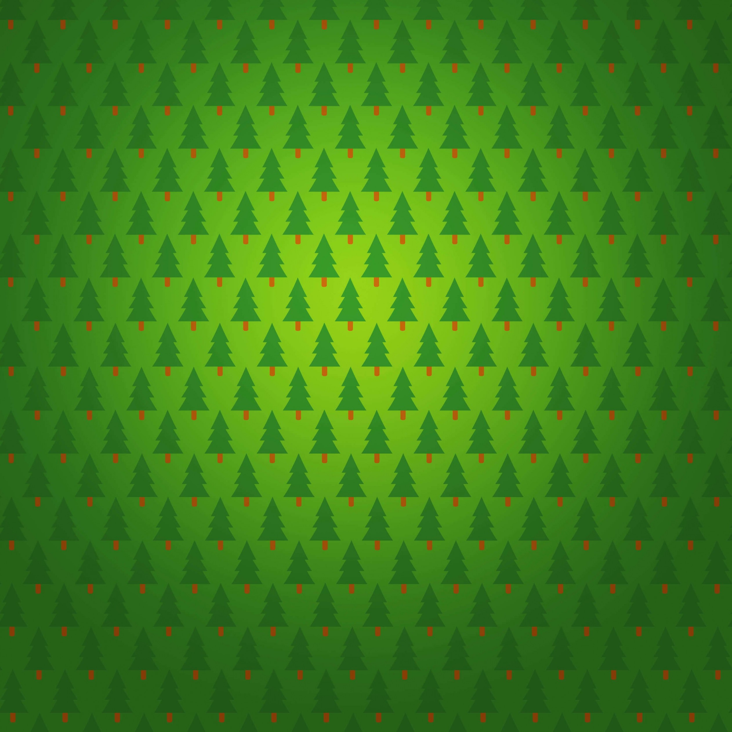 Christmas Tree Pattern Wallpaper for Apple iPad 3