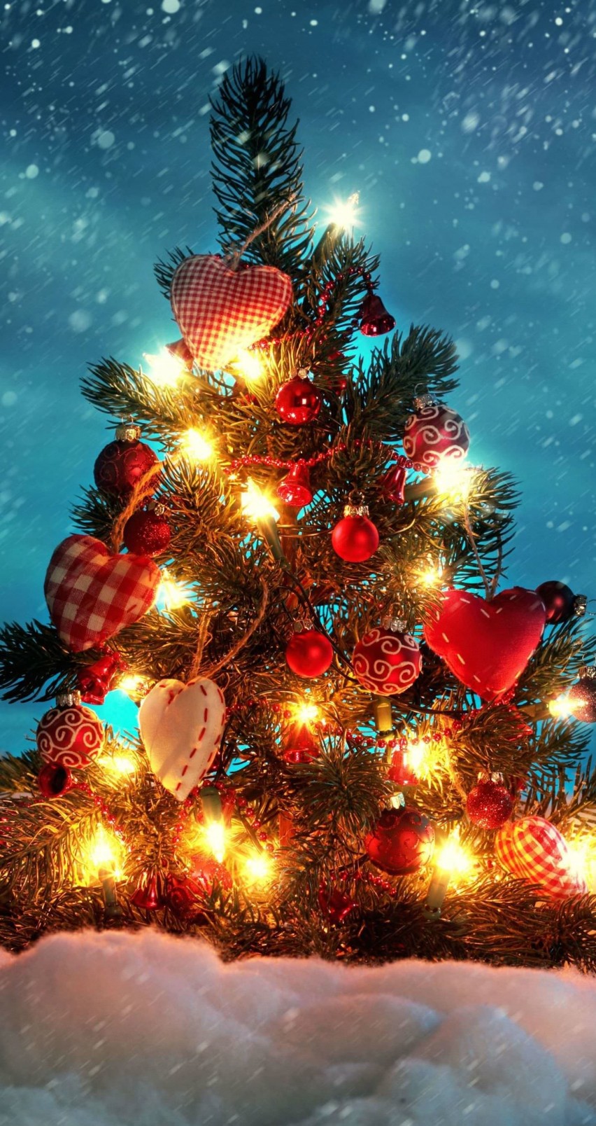 Christmas Tree Wallpaper for Apple iPhone 6 / 6s