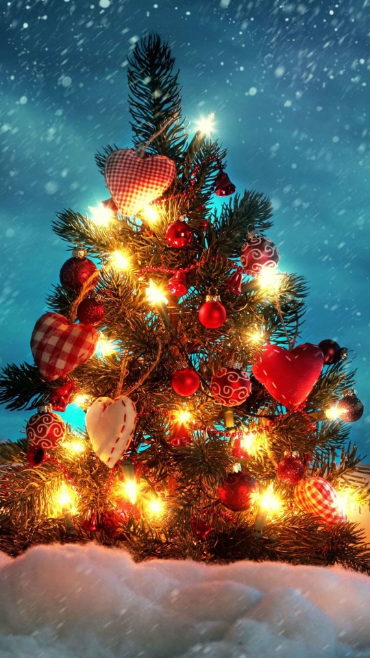 Christmas Tree Wallpaper for LG G2 mini